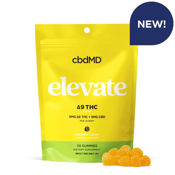 cbdMD CBD/THC Elevate Gummies