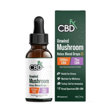 CBD Fx Unwind Mushroom Drops