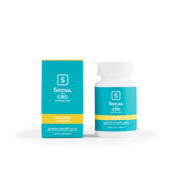 Social CBD Recover Capsules